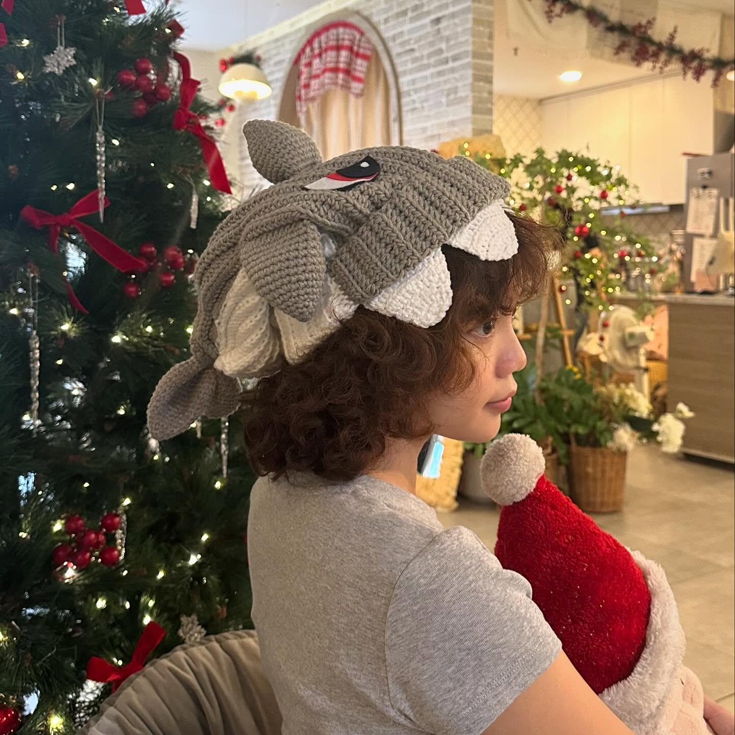 Cute Crochet Fish Hat, Handmade Knit Animal Hat, Funny Fish Costume Cap, Festival Hat, Gift For Her, Crochet bucket hat, Crochet Hat