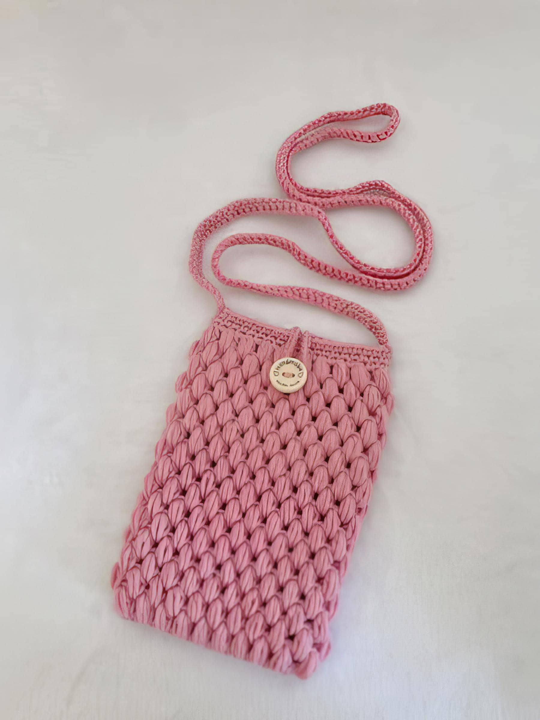Handmade Crochet Phone Bag, Cute Phone Case, Crochet Bag, personalized trick or treat bags, Christmas gift, Crochet Phone Bag, Gift For Her