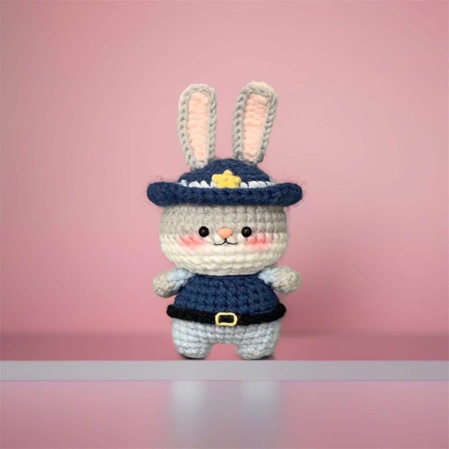 Crochet Judy and Nick Keychain: Handmade Zootopia Couple Gift