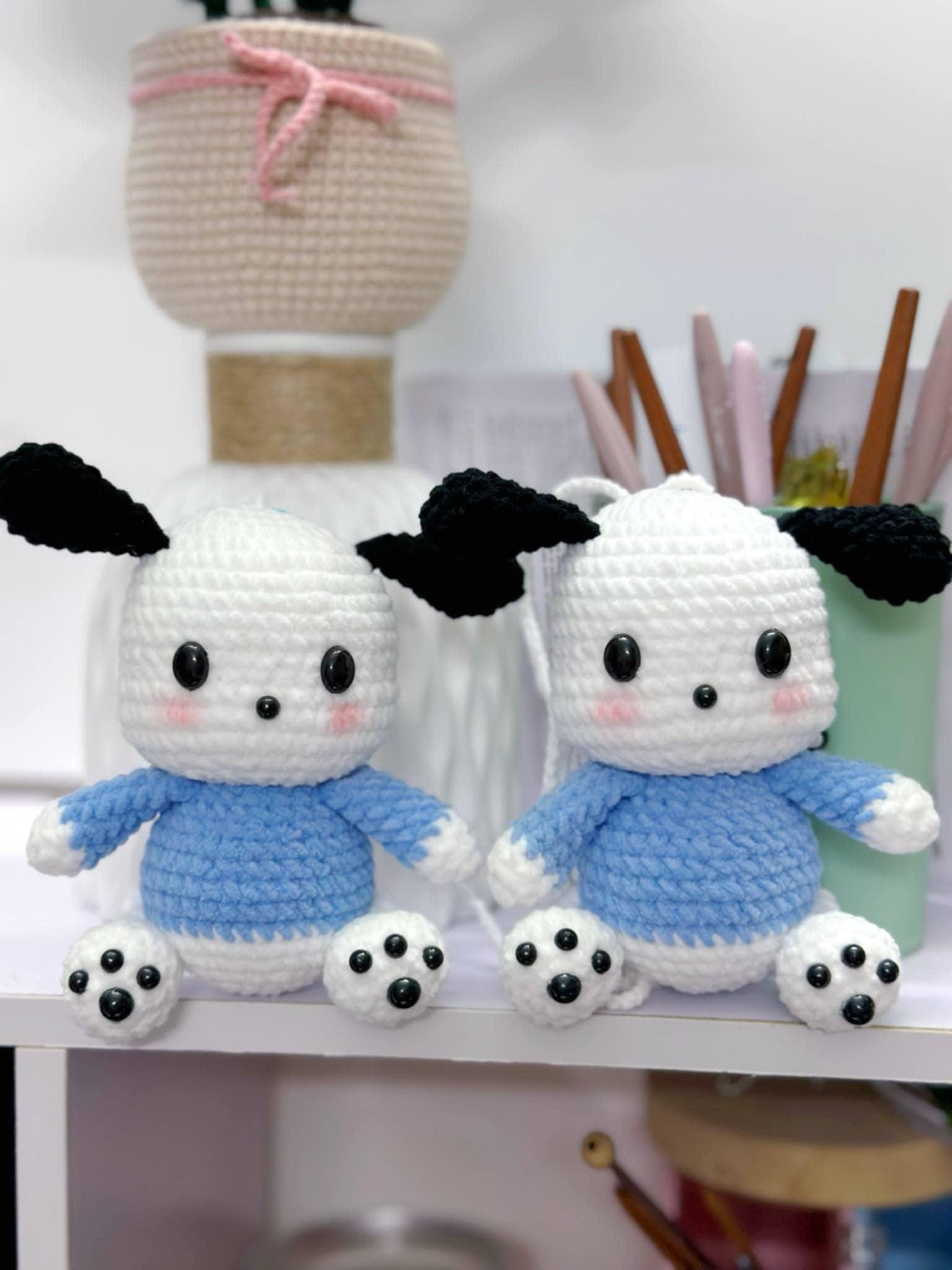 Crochet Puppy Plushie Dog, Handmade Amigurumi Puppy Toy, Cute Dog Stuffed Animal Gift, Soft Crochet Doll, Crochet keychain, Plushie