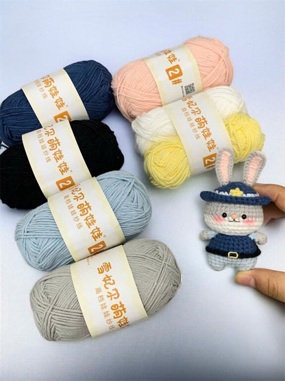 Crochet Judy and Nick Keychain: Handmade Zootopia Couple Gift