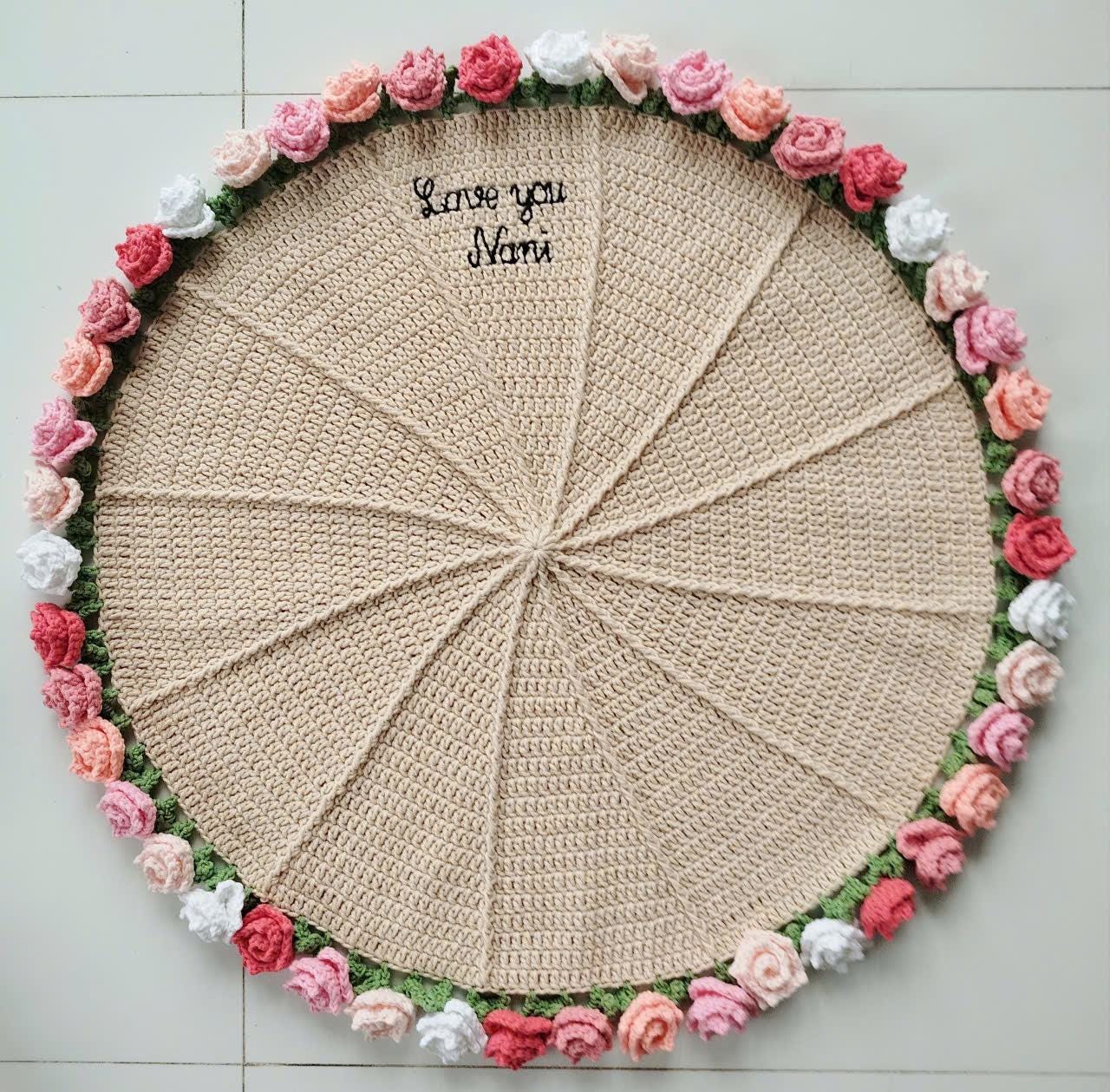 Letters Sewing For FLower Blanket